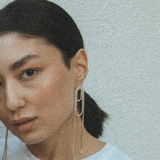 Janelle Crystal Loop Earrings