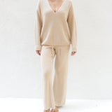Freya V Neck in Sable