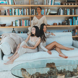 Mira Long Tank Dress in Smoke