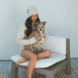 Amara Boxy Crewneck in Black Magic