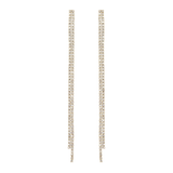 Norah Crystal Double Drop Earrings