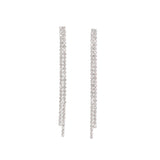 Norah Crystal Double Drop Earrings