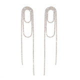 Janelle Crystal Loop Earrings